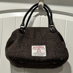 Wool Harris Tweed Carpet Bag